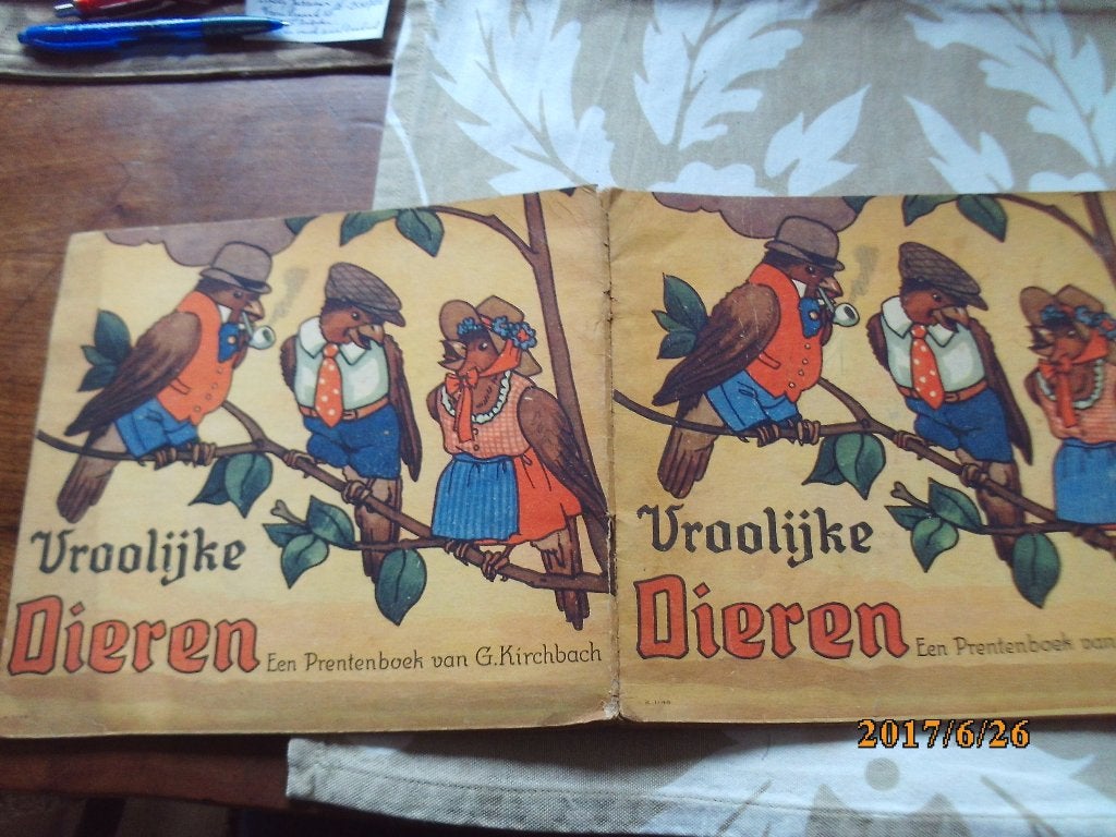 Vroolijke Dieren Een Prentenboek G Kirchbach geniet gekarton, Ophalen of Verzenden, Gelezen, G. Kirchbach, Prentenboek
