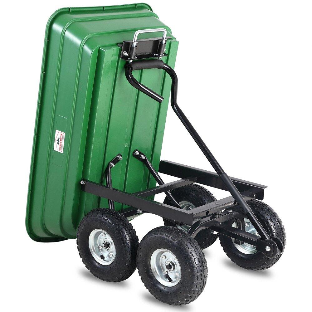Bolderkar trekkar kiepkar kipwagen groen GRATIS BEZORGD!, Verzenden, Nieuw, Nvt, Nvt