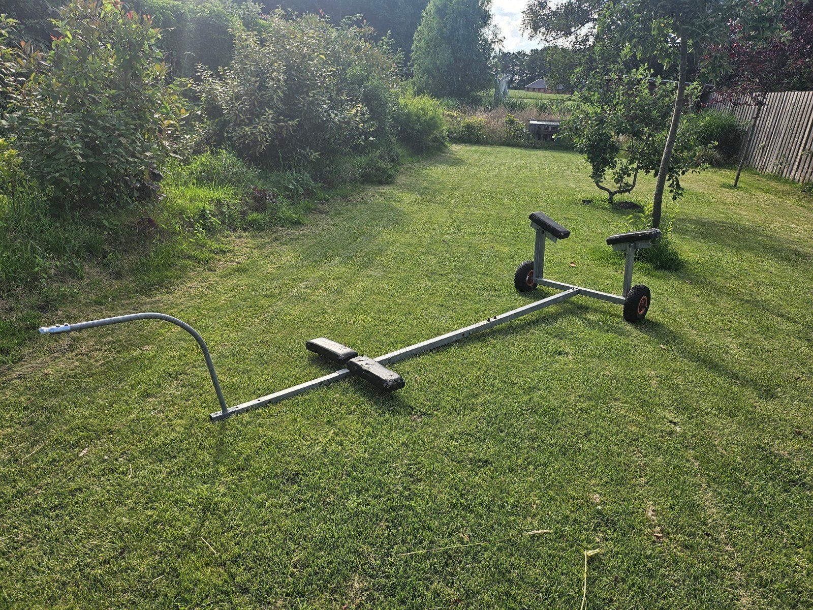Boottrailer voor fiets of hand., Watersport en Boten, Ophalen, Gebruikt, Overige typen, Zeilboot of Motorboot