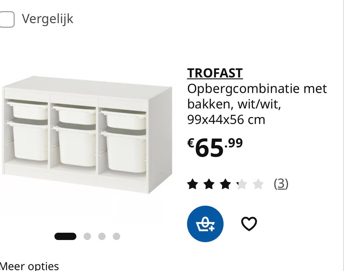 Trofast kast, Ophalen of Verzenden, Gebruikt