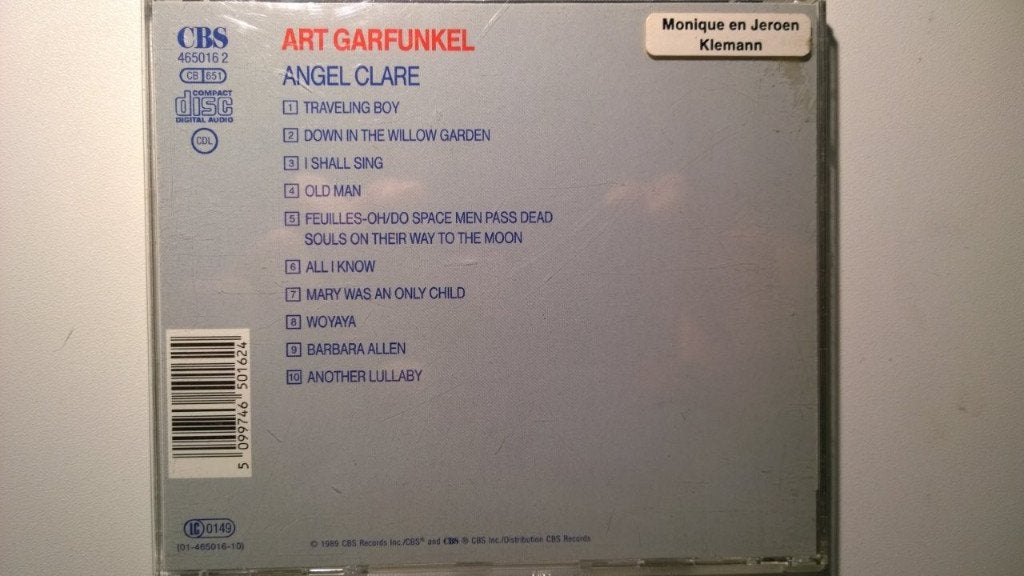 Art Garfunkel - Angel Clare, Cd's en Dvd's, Ophalen of Verzenden, Zo goed als nieuw, Pop, Album