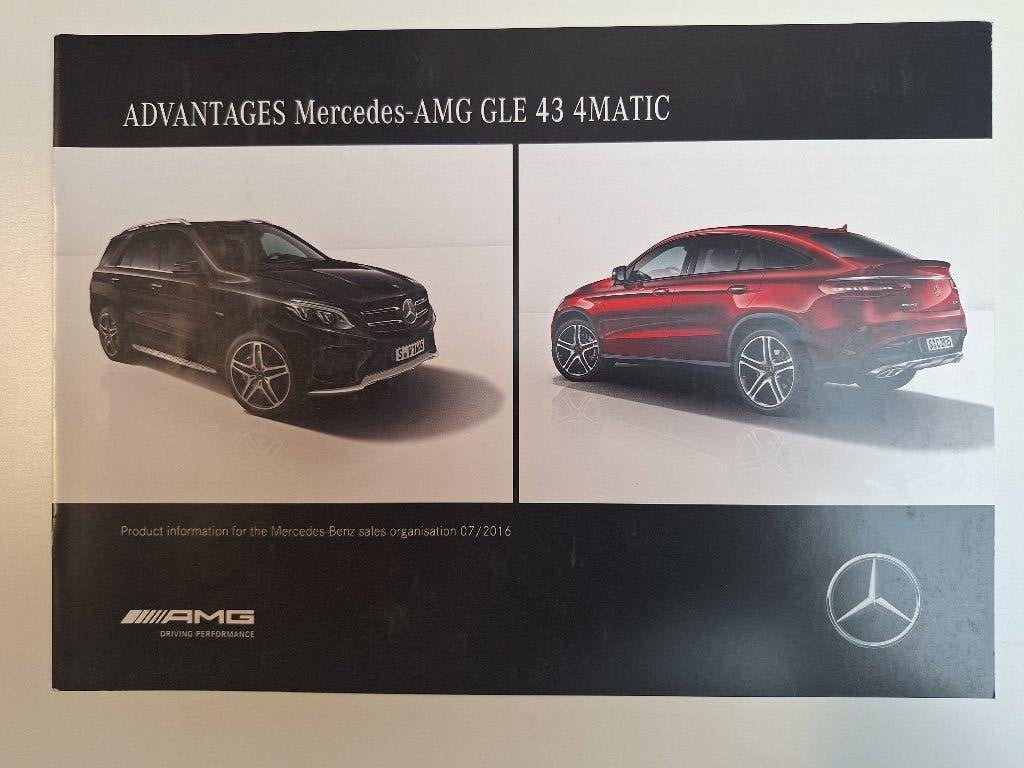 Mercedes Benz AMG GLE 43 4Matic Advantages 2016, Zo goed als nieuw, Mercedes AMG, Mercedes, Ophalen of Verzenden