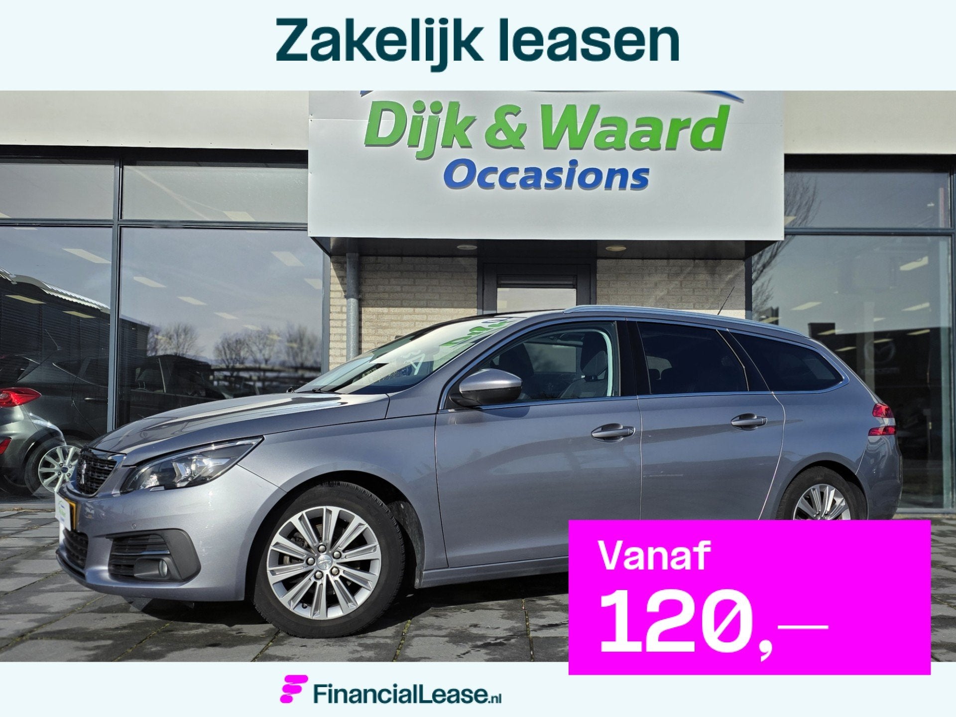 Peugeot 308 SW 1.2 PureTech Blue Lease Premium – Panoramad, Gebruikt, Euro 6, 1199 cc, 620 kg