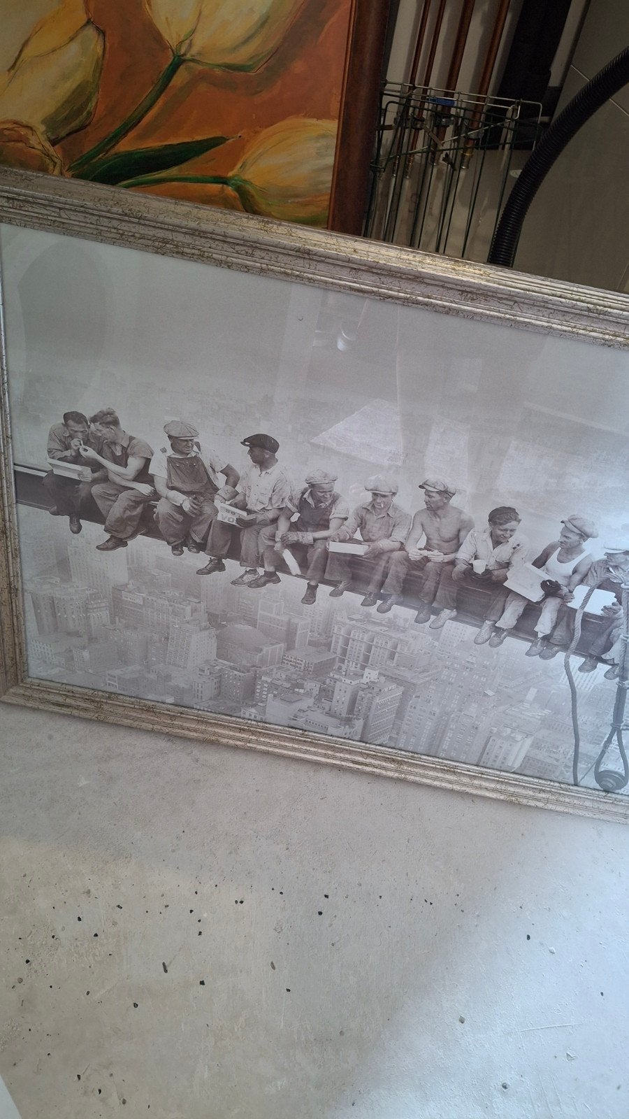 Ingelijste foto 'Lunch atop a Skyscraper', Ophalen, 50 – 75, Gebruikt, 75 tot 100 cm