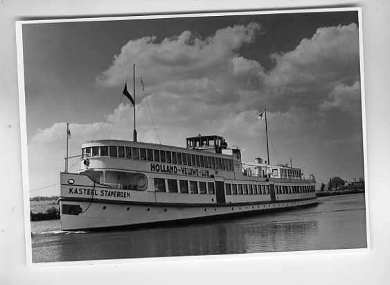 kasteel staverden-hospitaal/rondvaart-RODE KRUIS-binnenvaart, Ophalen of Verzenden, Zo goed als nieuw, Motorboot, Boek of Tijdschrift