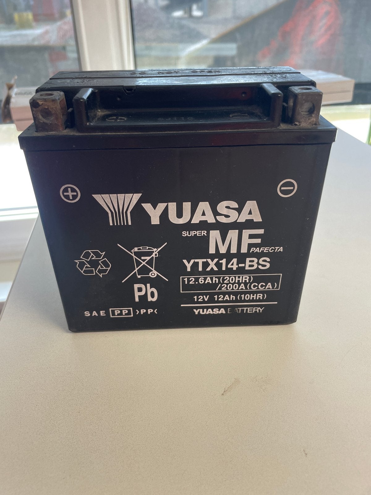 Yuasa YTX14-BS Accu - 12V 12Ah Motorfiets Accu, Gebruikt, Overige automerken