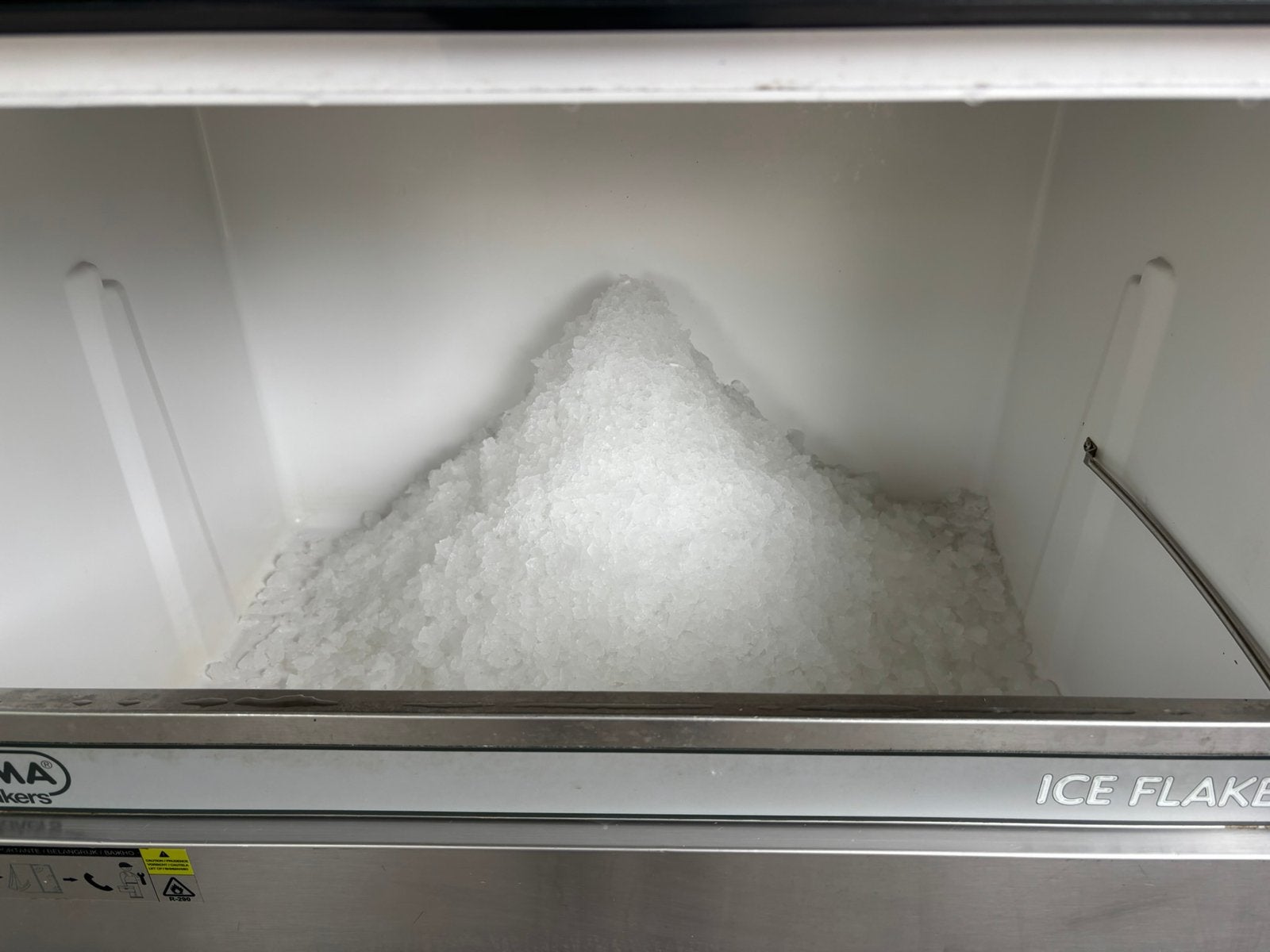 GROTE Brema schilferijs machine 153kg 24h schilfer nugget, Ophalen, Gebruikt