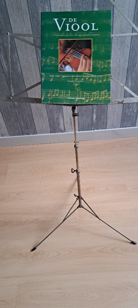 Bladmuziek Viool met standaard en informatie, Muziek en Instrumenten, Gebruikt, Overige genres, Les of Cursus, Ophalen of Verzenden