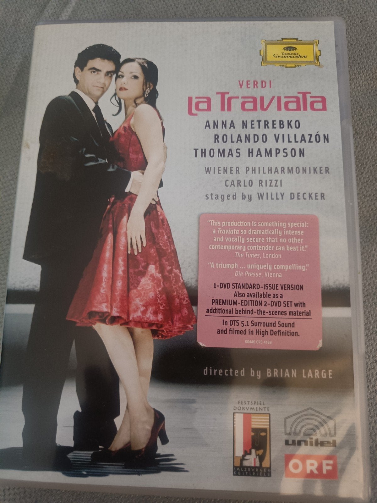 Verdi: La Traviata DVD - Anna Netrebko, Rolando Villazón, Alle leeftijden, Italiaans, Ophalen of Verzenden, Zo goed als nieuw