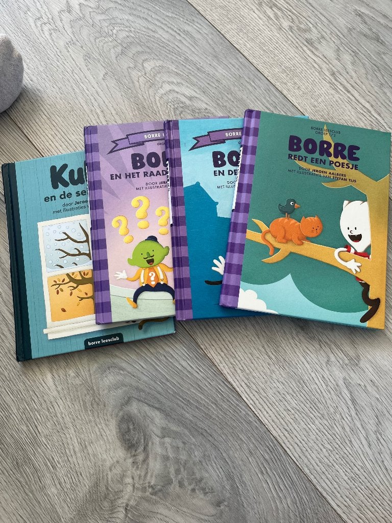 BORRE Boekjes, Boeken, Ophalen, Jongen of Meisje, Zo goed als nieuw, 4 jaar
