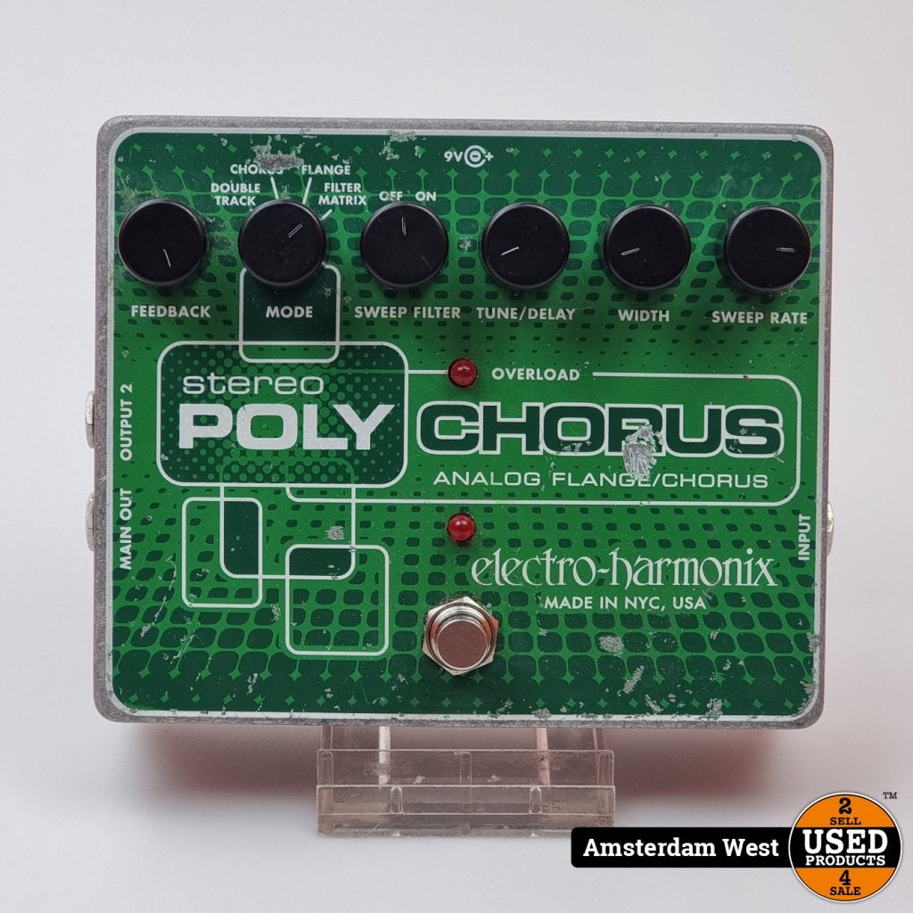 Electro Harmonix Stereo Polychorus, Muziek en Instrumenten, Effecten, Flex Ltd., Gebruikt, https://flex.com/contact-us, Nobelstraat 10, 5807 GA Oostrum LB, Limburg, Nederland