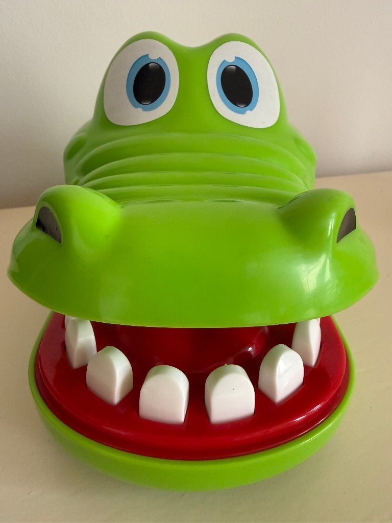 Spel Krokodil met kiespijn, Hobby en Vrije tijd, Een of twee spelers, Ophalen of Verzenden, Gebruikt, Hasbro