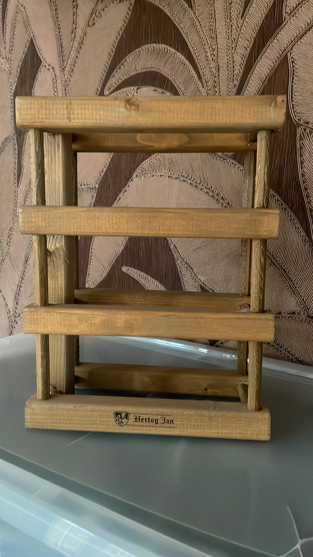 Flessenrek hertog jan, Ophalen of Verzenden, Hout, Minder dan 50 cm, Minder dan 5 flessen