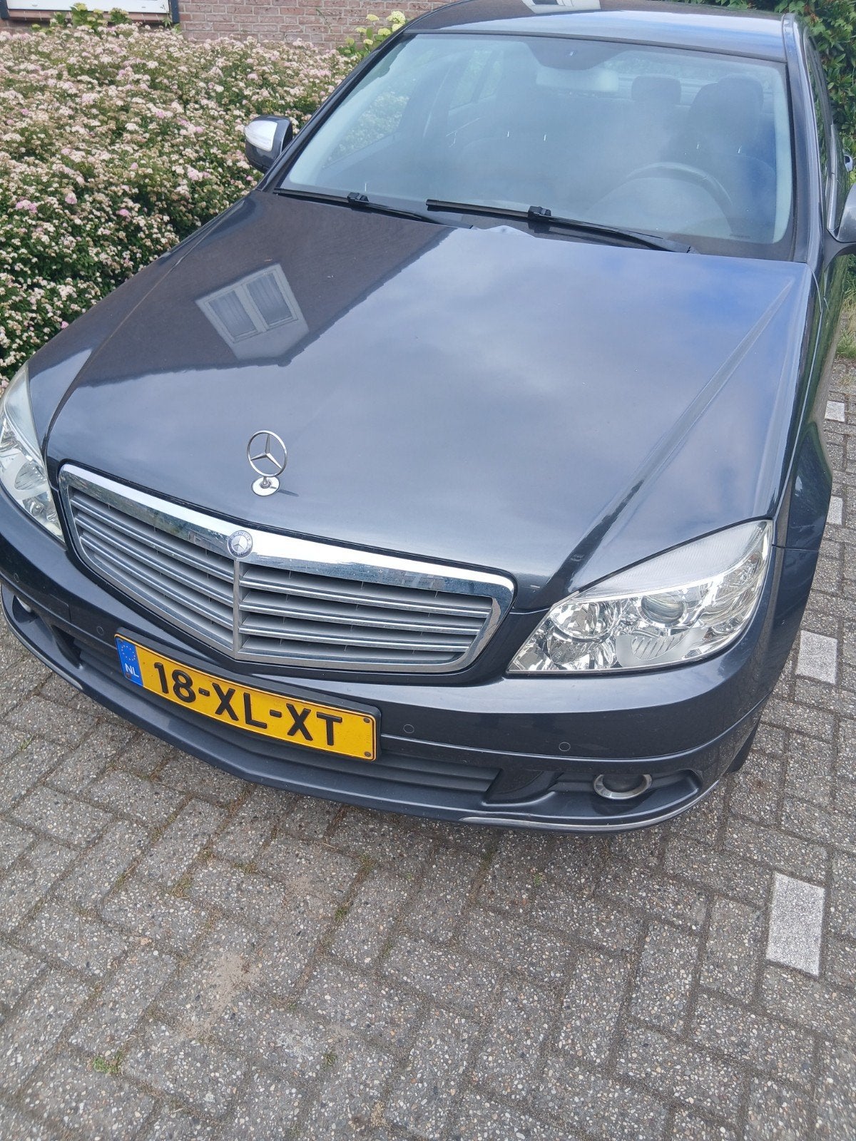 Mercedes-Benz C-Klasse 1.8 C200 Kompressor Sedan 2007 Grijs, Auto's, 745 kg, Achterwielaandrijving, 1800 kg, 4 cilinders