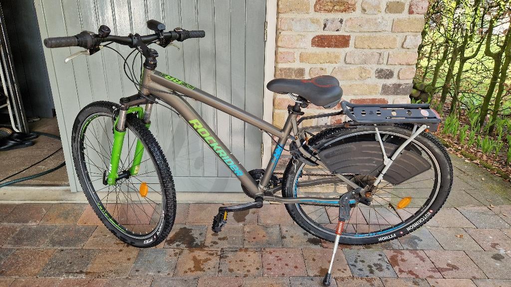B'twin Rockrider framehoogte 47 cm (met 29 inch wielen), Fietsen en Brommers, Fietsen | Dames | Damesfietsen, Gebruikt, Velgrem