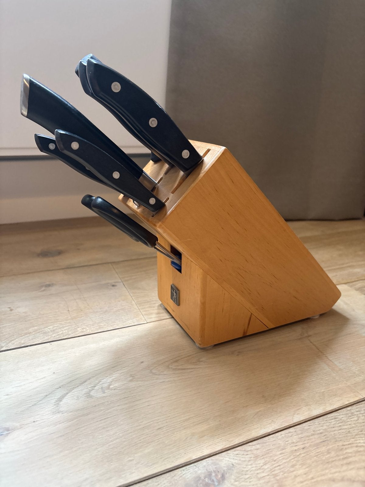 Messenblok Zwilling, Huis en Inrichting, Hout, Ophalen of Verzenden, Overige merken, Overige typen