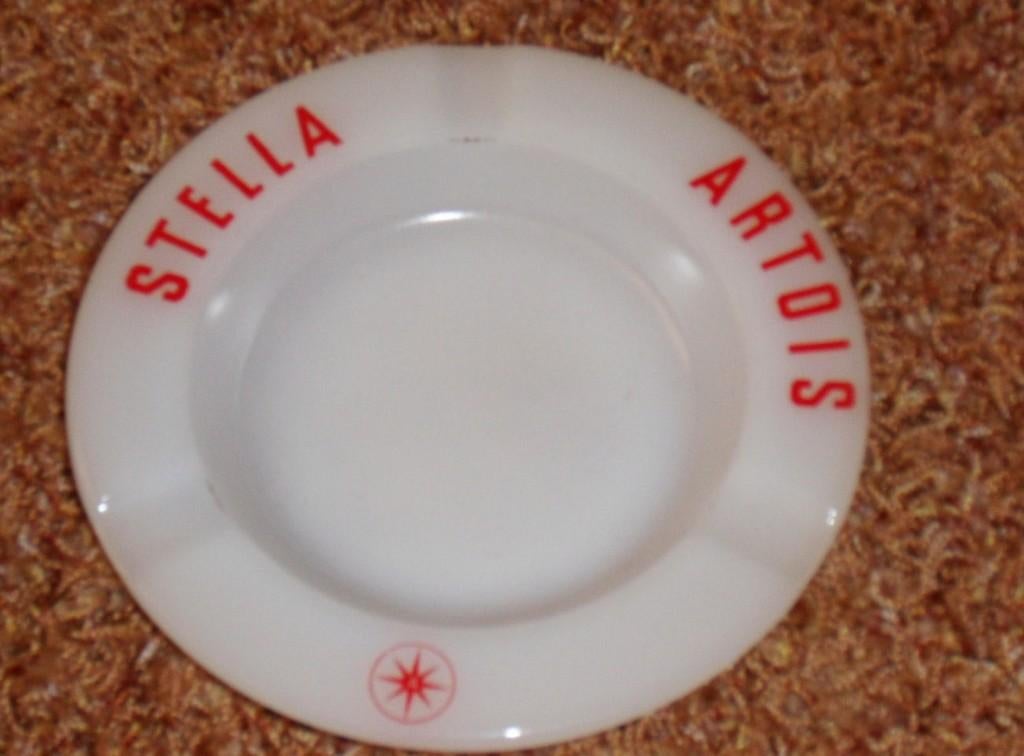 Stella Artois bier asbak 16 cm diameter, Ophalen of Verzenden, Gebruikt, Gebruiksvoorwerp