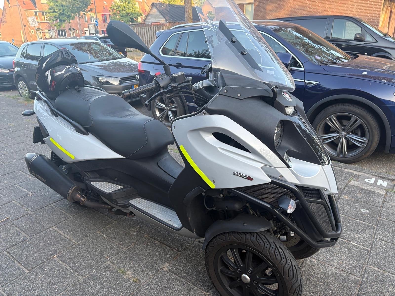 Gilera Fuoco 500 Mp3 met Malossi en Akrapovic uitlaat, Ophalen, Gebruikt, Overige typen, Gilera