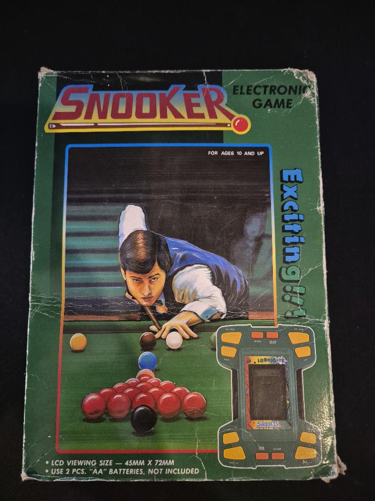 Vintage handheld snookergame, elektronisch spel werkend, Ophalen of Verzenden, Gebruikt