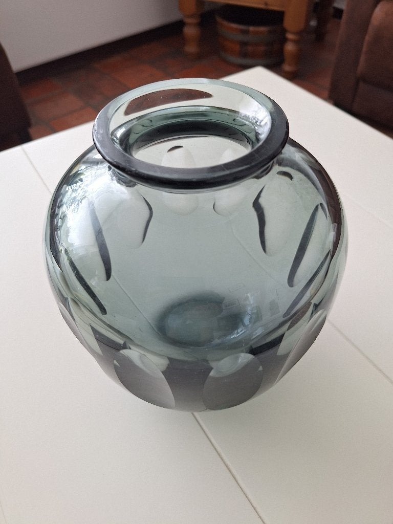 Copier vaas, Antiek en Kunst, Antiek | Glas en Kristal, Ophalen of Verzenden