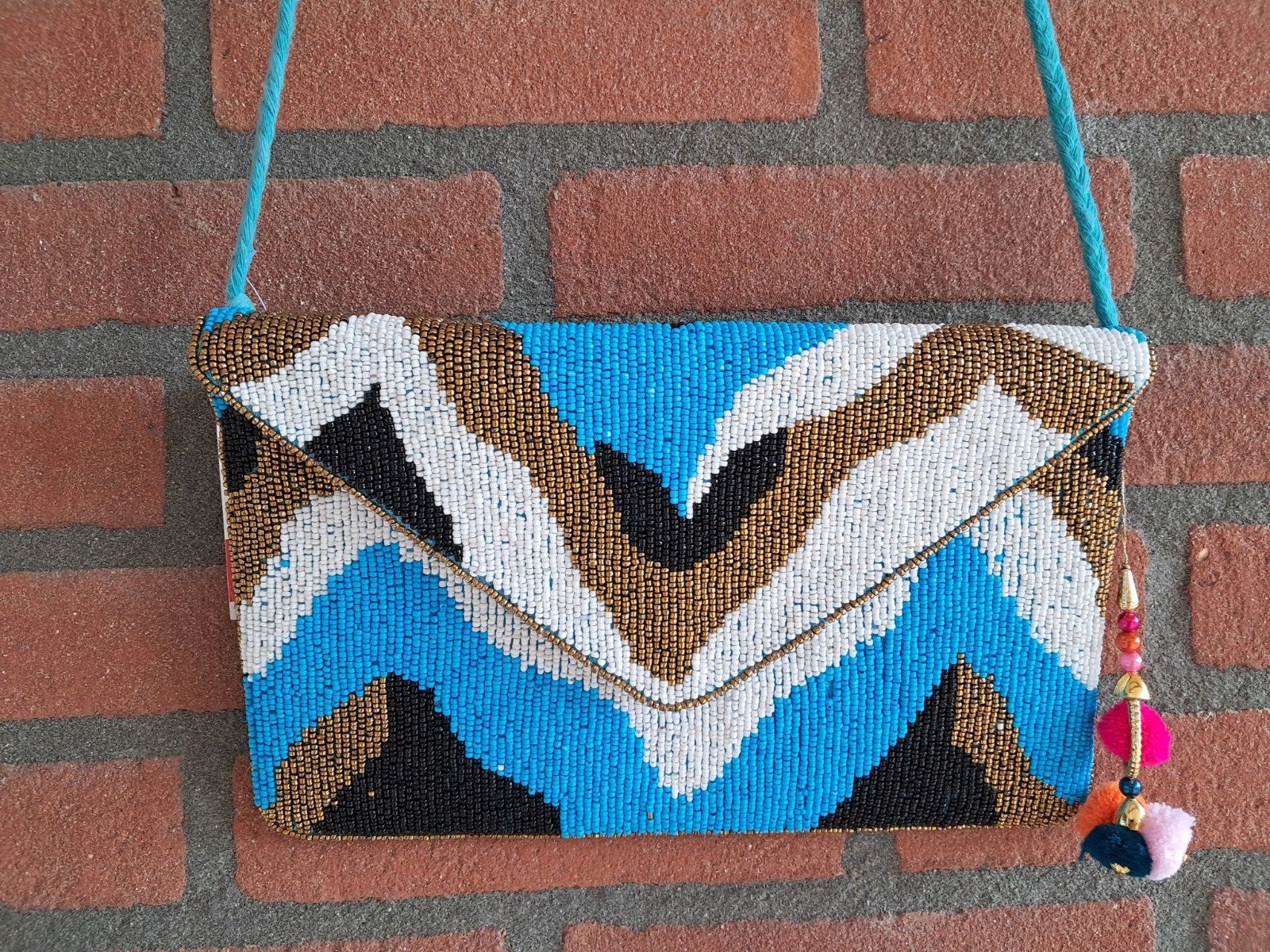 Prachtige handgemaakte kralenclutch., Ophalen of Verzenden, Nieuw