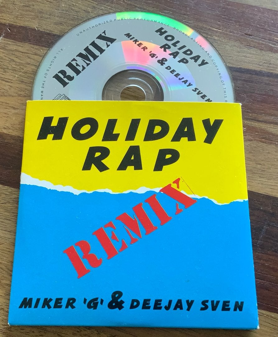 CD SINGLE MIKER G & DEEJAY SVEN HOLIDAY RAP REMIX DURECO NL, Verzenden, Zo goed als nieuw