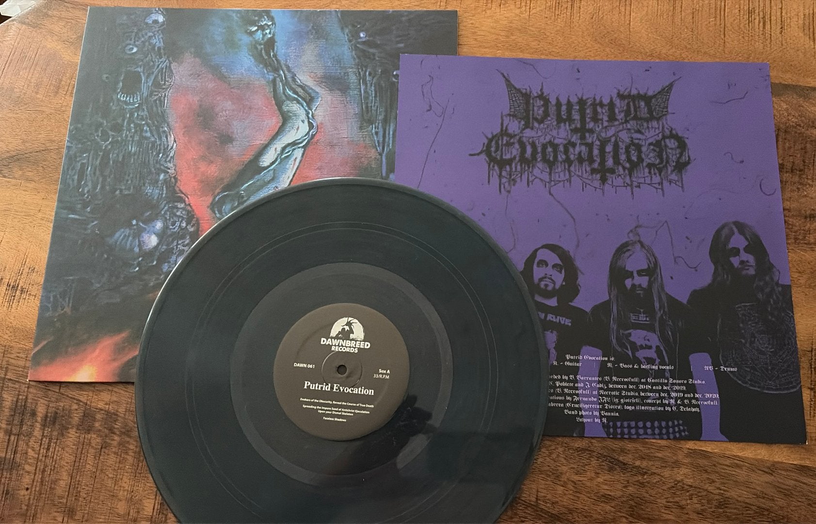 Putrid Evocation – Eternal Gloom LP, Ophalen of Verzenden, Zo goed als nieuw, Black metal, EP