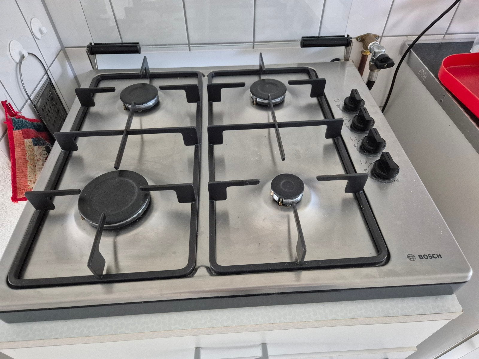 Bosch gaskooktoestel - Ideaal voor uw keuken!, Ophalen, Gebruikt, 4 kookzones, Gas