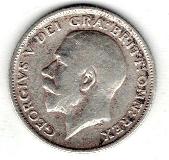 26-1770 Engeland 6 pence 1913, Ophalen of Verzenden, Overige landen, Losse munt, Zilver