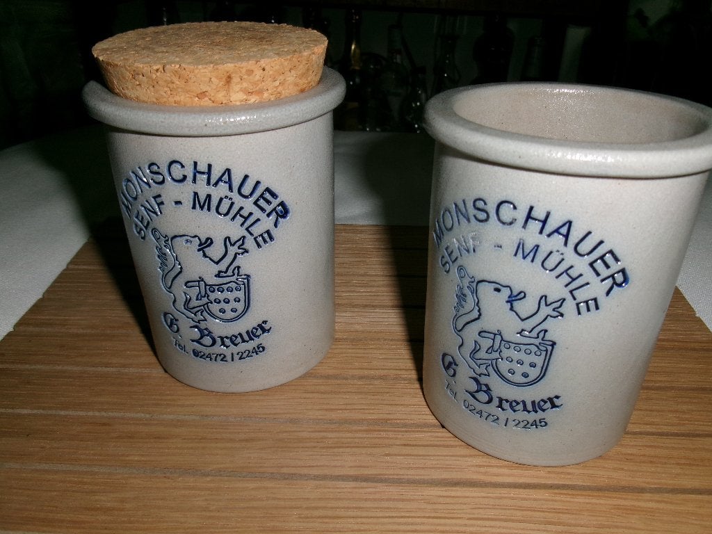 mosterd potten   Monschauer, Ophalen of Verzenden