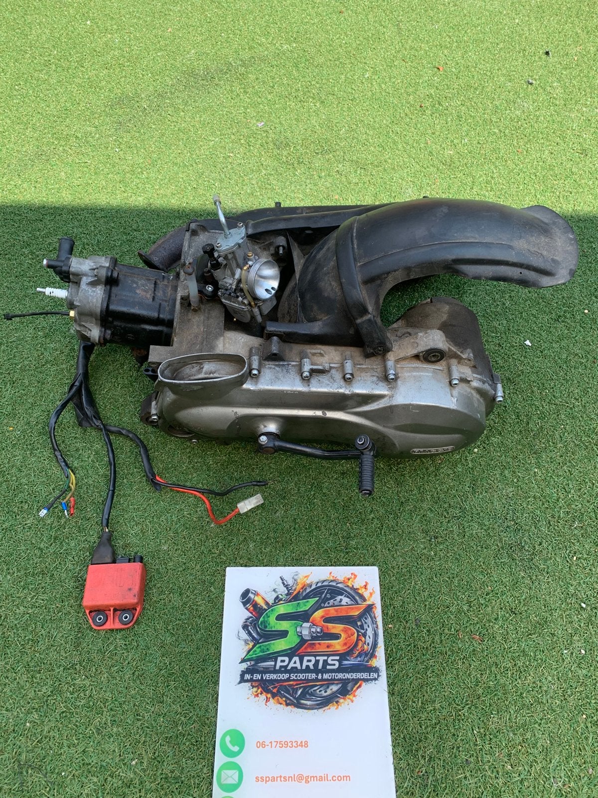 Hexagon 125cc 2t blok plug and play, Ophalen, Zo goed als nieuw, Blok, Piaggio