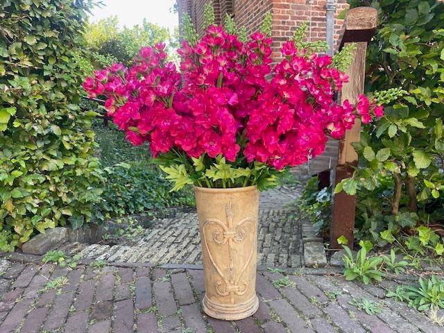 Partij nieuwe kunstbloemen, decoratie handel bloemen 74 cm, 3811JM, Info@rodebeagle.nl, Rode Beagle kunstbloemen, Nieuw