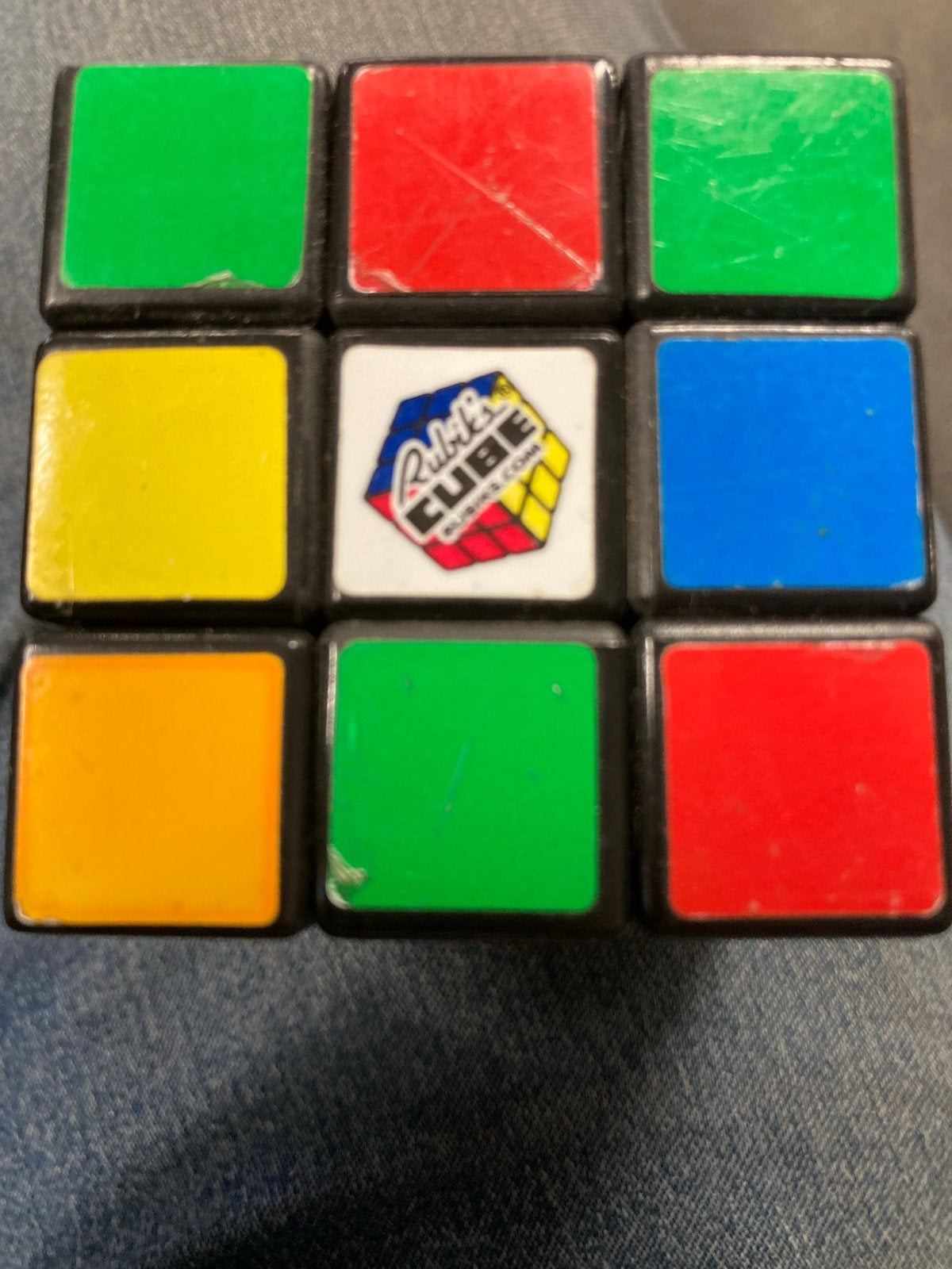 Rubik's Kubus - Klassieke Puzzel, Ophalen of Verzenden, Gebruikt, Jongen of Meisje