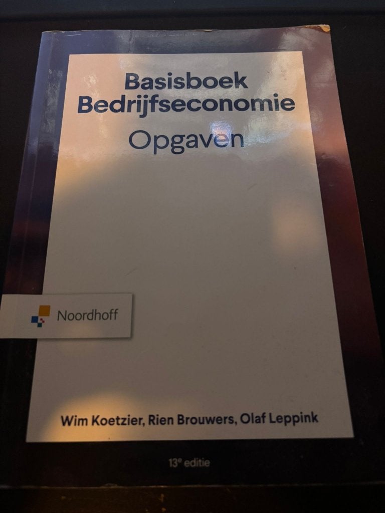 Studieboeken AD Finance & Control HvA Jaar 1, Ophalen, Diverse auteurs, HBO, Zo goed als nieuw