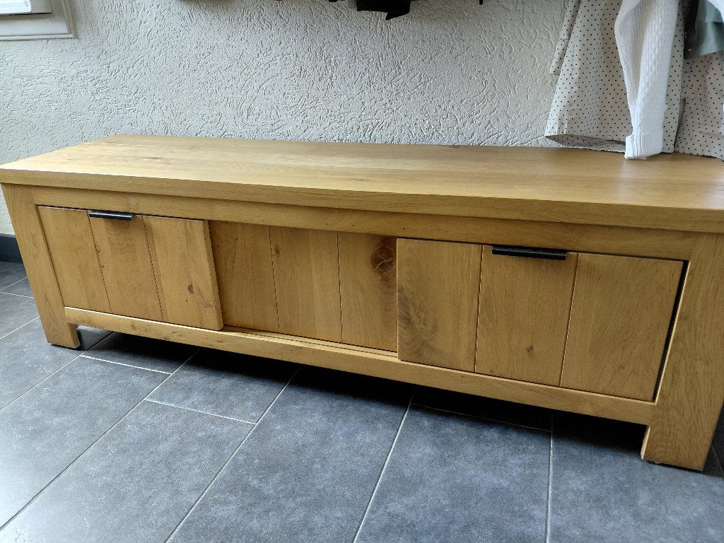 Tvkast, Ophalen, 150 tot 200 cm, Eikenhout, Zo goed als nieuw