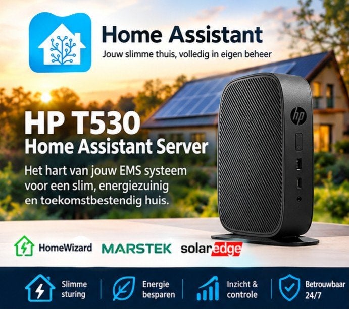 Home Assistant server HP T530 32gb ssd 4gb RAM plugnplay, Ophalen of Verzenden