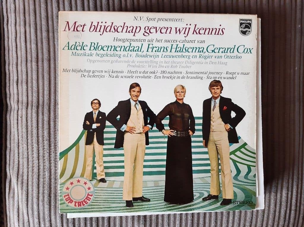 LP Met blijdschap geven wij kennis / Var.artists (1969), Gebruikt, Ophalen of Verzenden, 12 inch, Inclusief binnenhoes