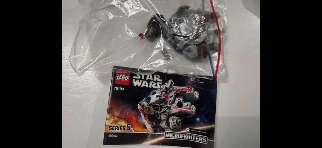 Lego Star Wars 75193 Millennium Falcon Microfighter, Ophalen of Verzenden, Gebruikt