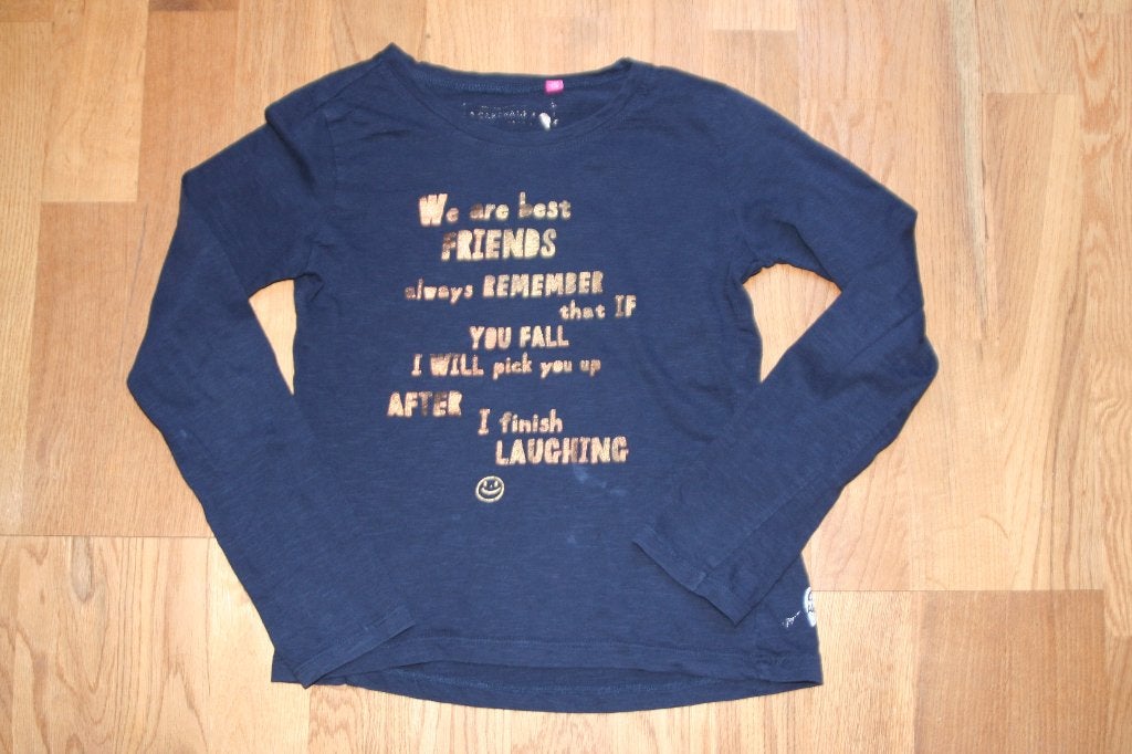 Cakewalk shirt maat 122/128 met leuke tekst, Cakewalk, Meisje, Ophalen of Verzenden, Zo goed als nieuw