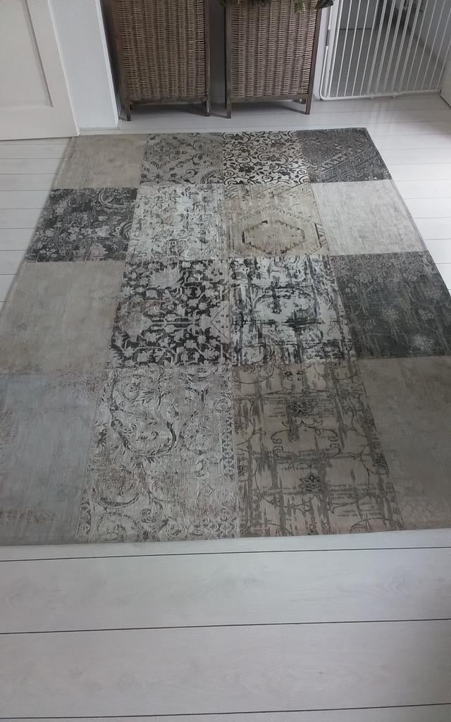 Prachtig Vintage Patchwork vloerkleed, 150 tot 200 cm, 200 cm of meer, Ophalen of Verzenden, Zo goed als nieuw
