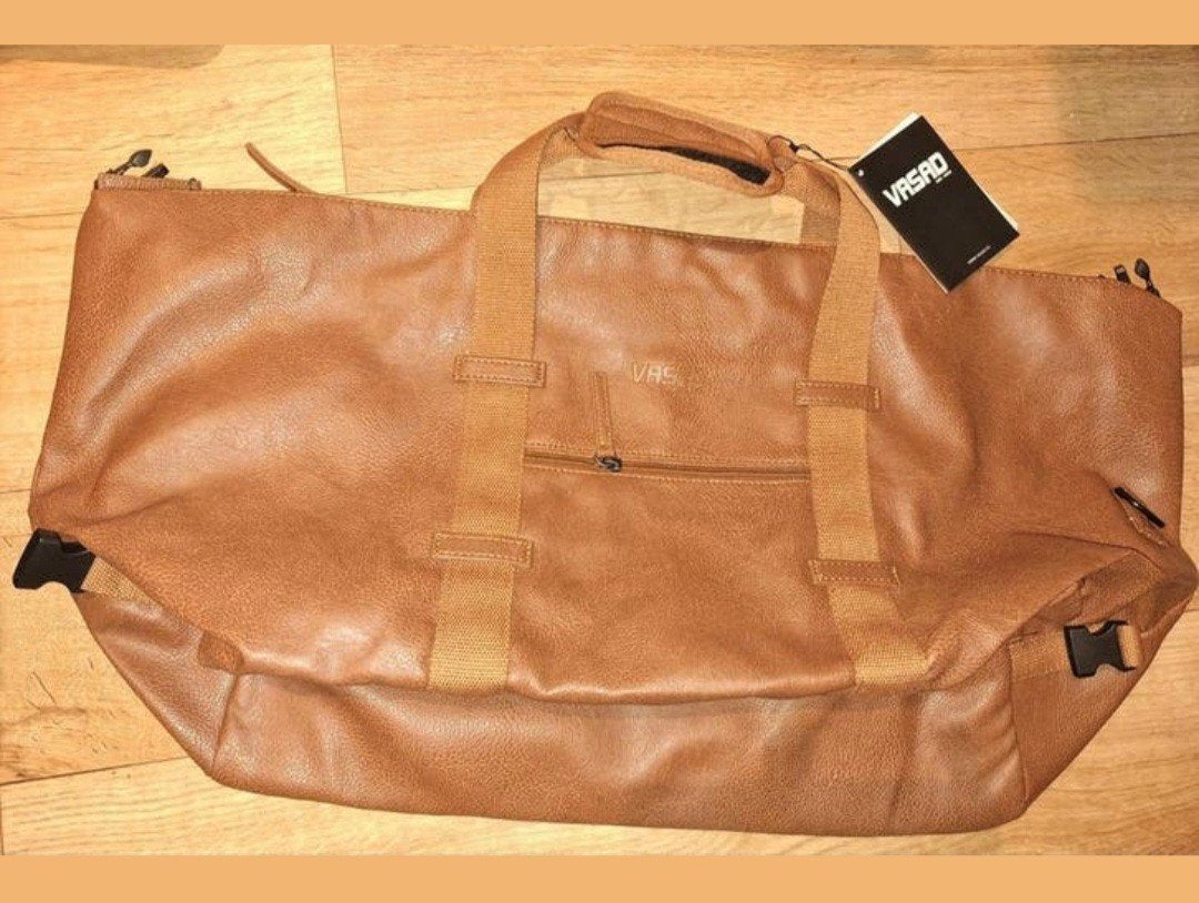 VASAD Classic Duffle All Leisure Reistas Cognac, 40 tot 60 cm, 30 cm of meer, Bruin, Ophalen of Verzenden