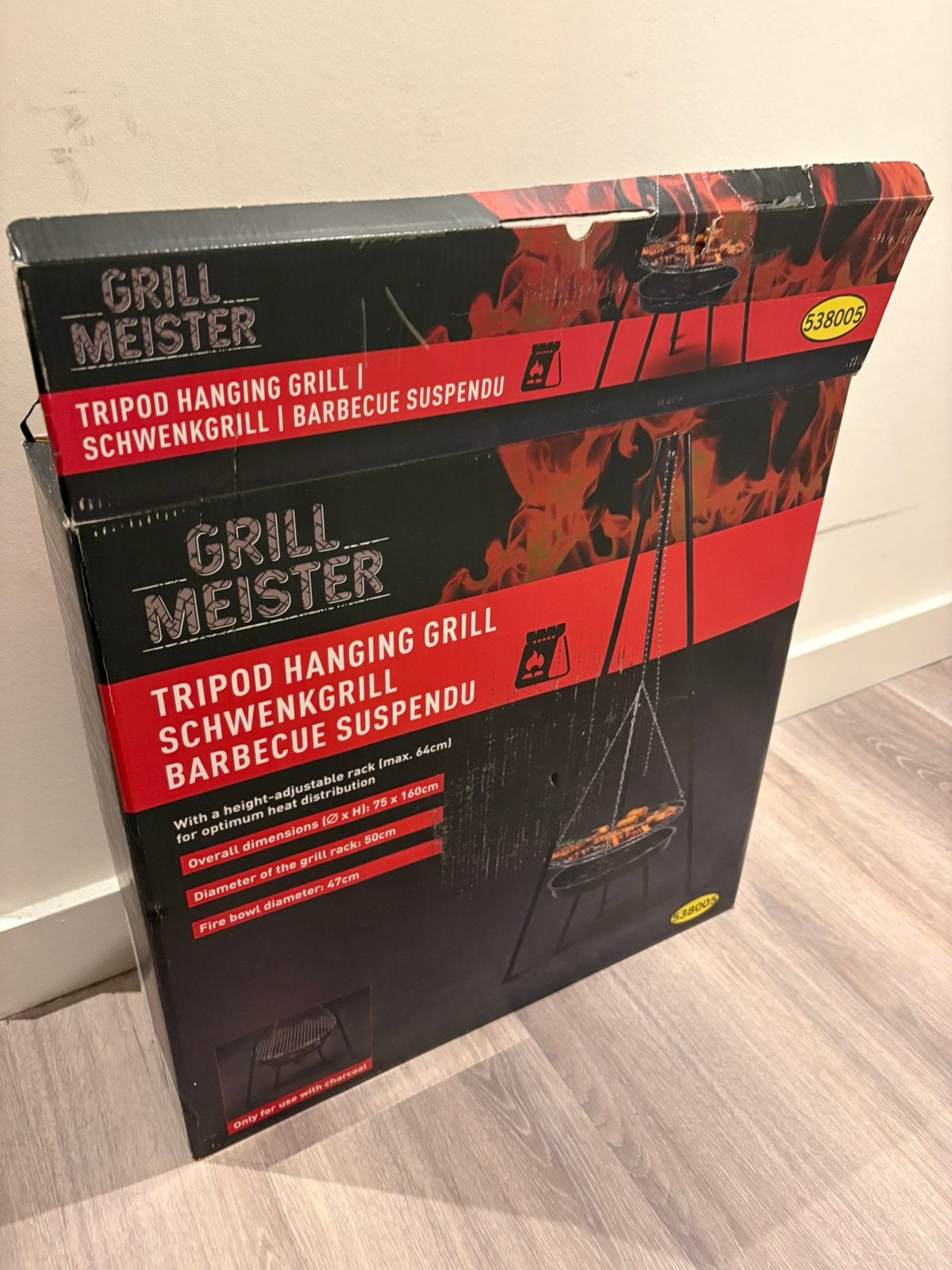 Driepoot bbq, Ophalen, Nieuw