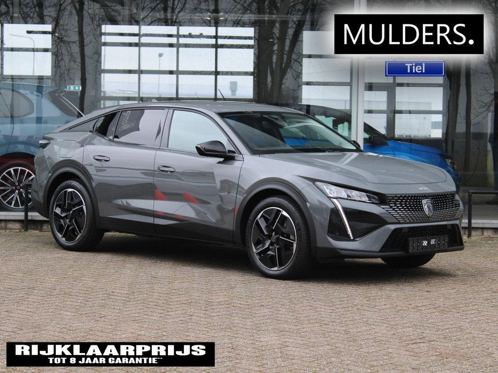 Peugeot e-408 Allure 58 kWh VOORRAAD KORTING, Auto's, Peugeot, 12 maanden, 453 km, 213 pk, Leder en Stof