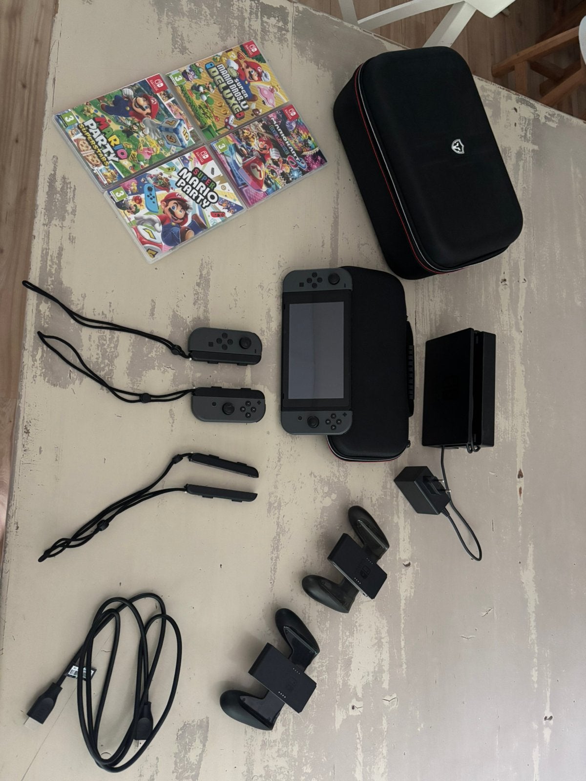 Nintendo switch, Ophalen, Met games, Met 2 controllers, Zo goed als nieuw