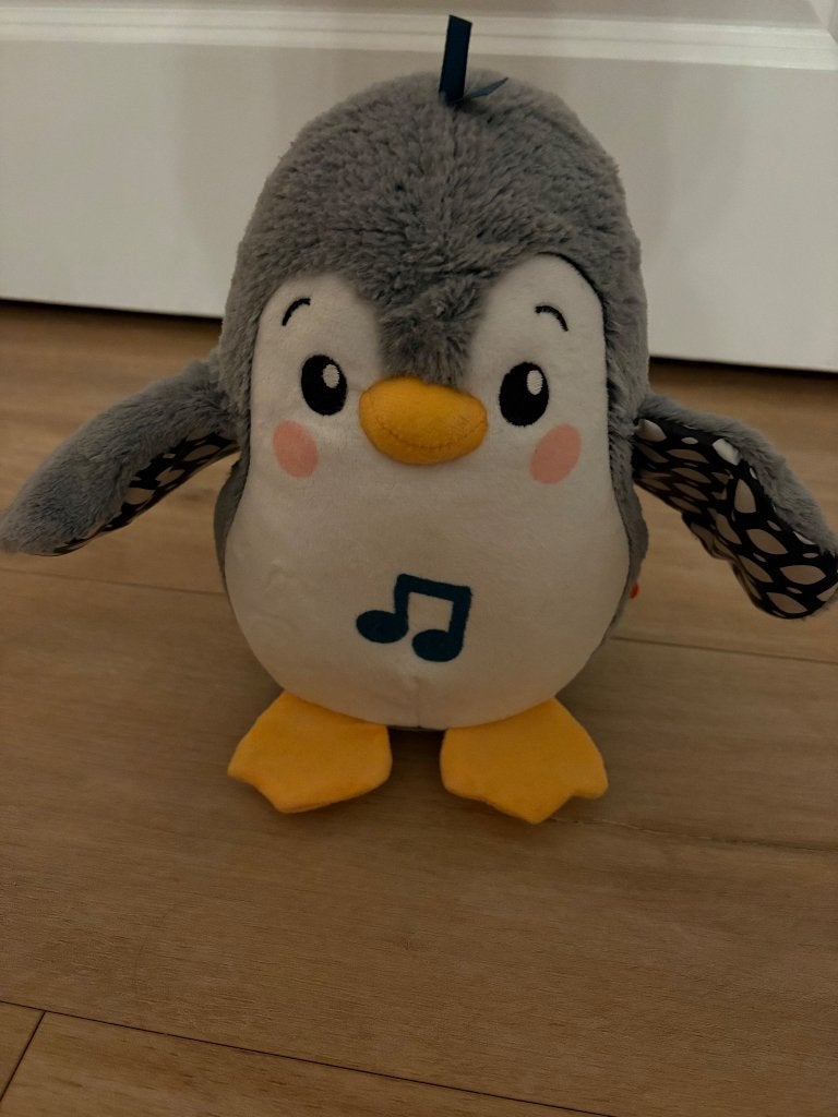 Fisher price flap & wobble pinguïn, Ophalen of Verzenden, Zo goed als nieuw, Speelset, Met geluid