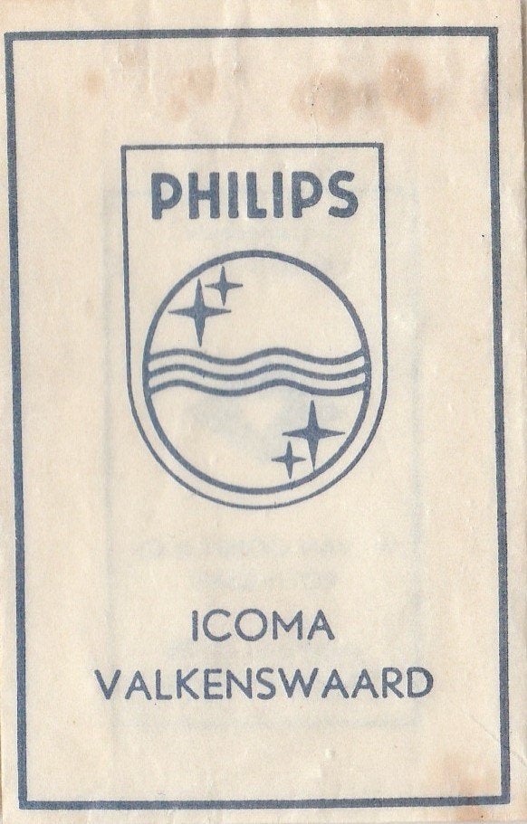 PHILIPS Icoma Valkenswaard, Verzamelen, Ophalen of Verzenden