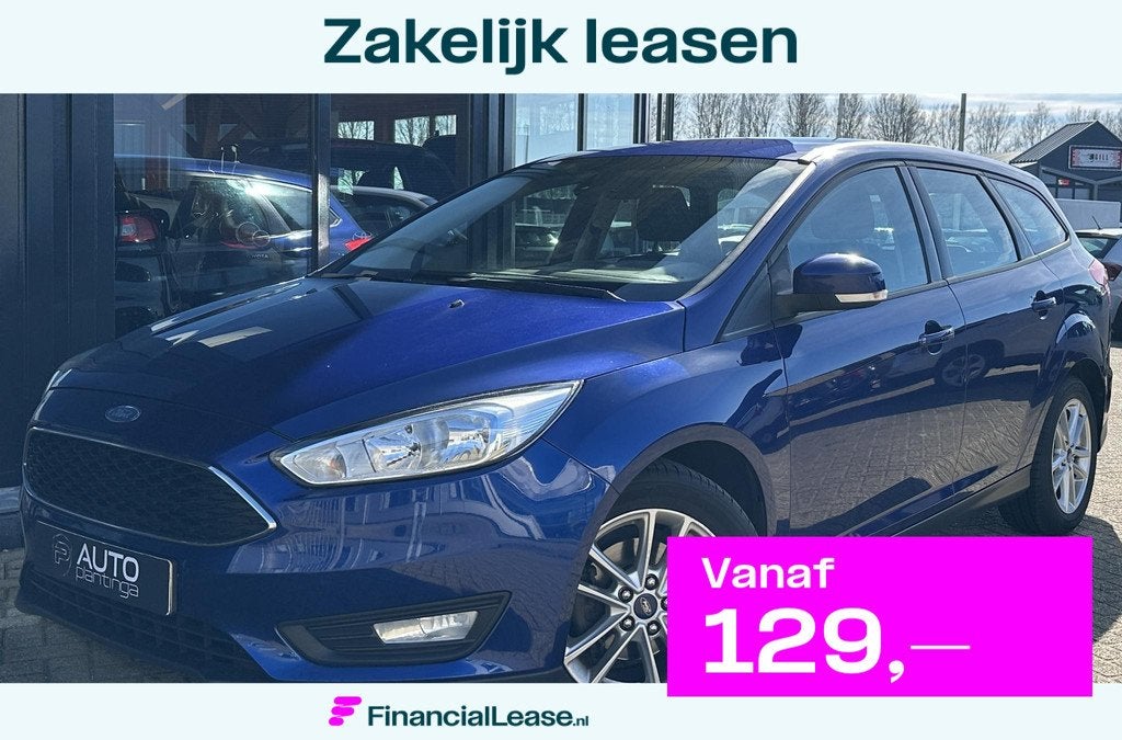 Ford Focus Wagon 1.0 Lease Edition 125PK | Cruise Control |, Gebruikt, Euro 6, Blauw, Handgeschakeld