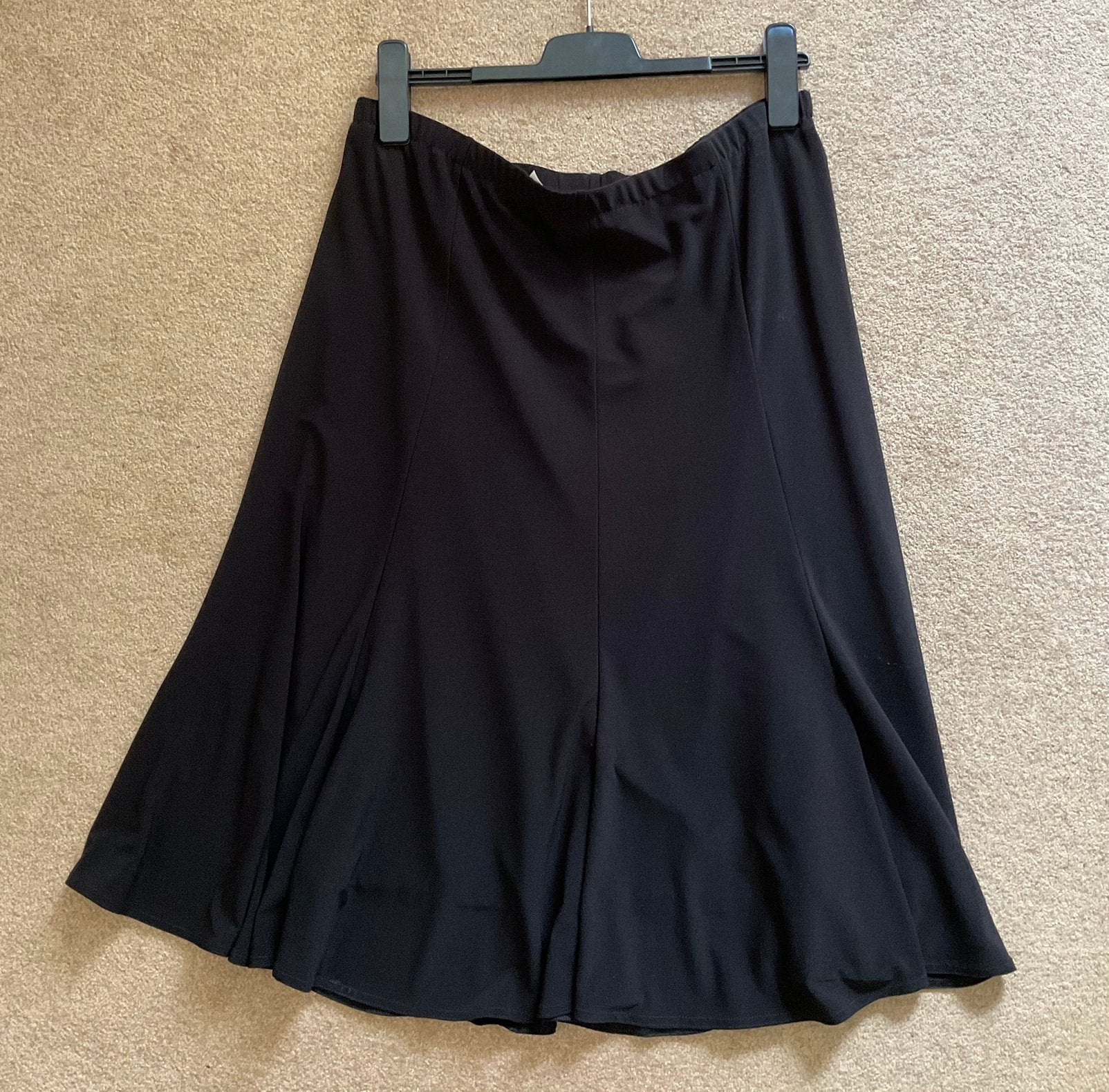 Rok maat 46 Erfo, Zwart, Maat 46/48 (XL) of groter, Ophalen of Verzenden, Zo goed als nieuw