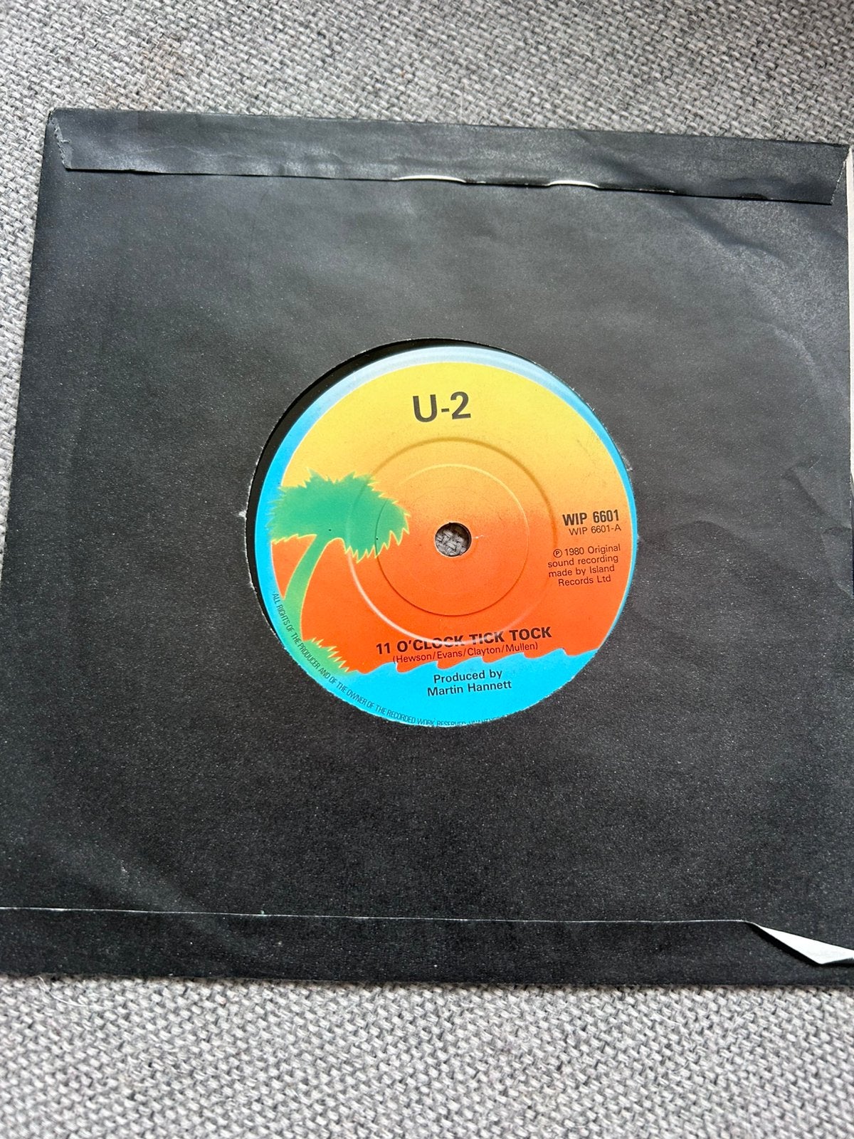 U2 11 O’Clock Tick Tock, Ophalen of Verzenden, Zo goed als nieuw, 7 inch, Pop