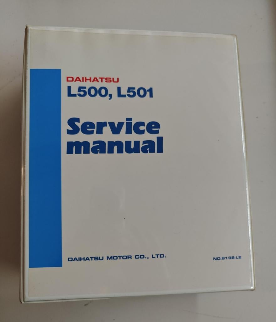 Daihatsu L500, L501 Servicehandleiding - April 1997, Auto diversen, Ophalen